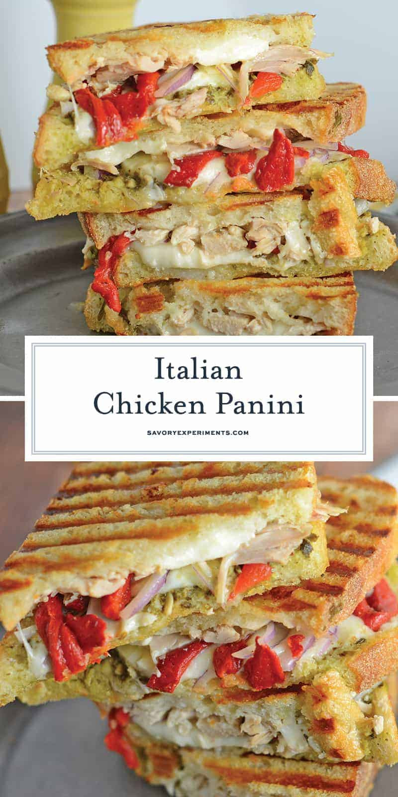 Recipes For Panini Sandwiches
 Italian Chicken Panini The Best Chicken Panini Sandwich