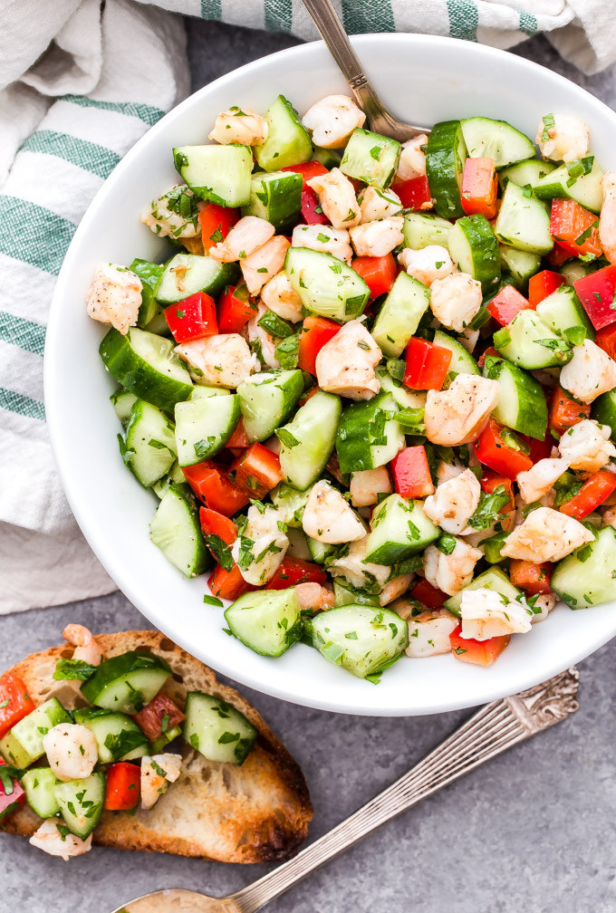 Recipes Using Salad Shrimp
 Cucumber Shrimp Salad with Lemon and Herbs Recipe Runner