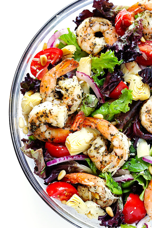 Recipes Using Salad Shrimp
 Shrimp and Artichoke Green Salad with Lemon Vinaigrette