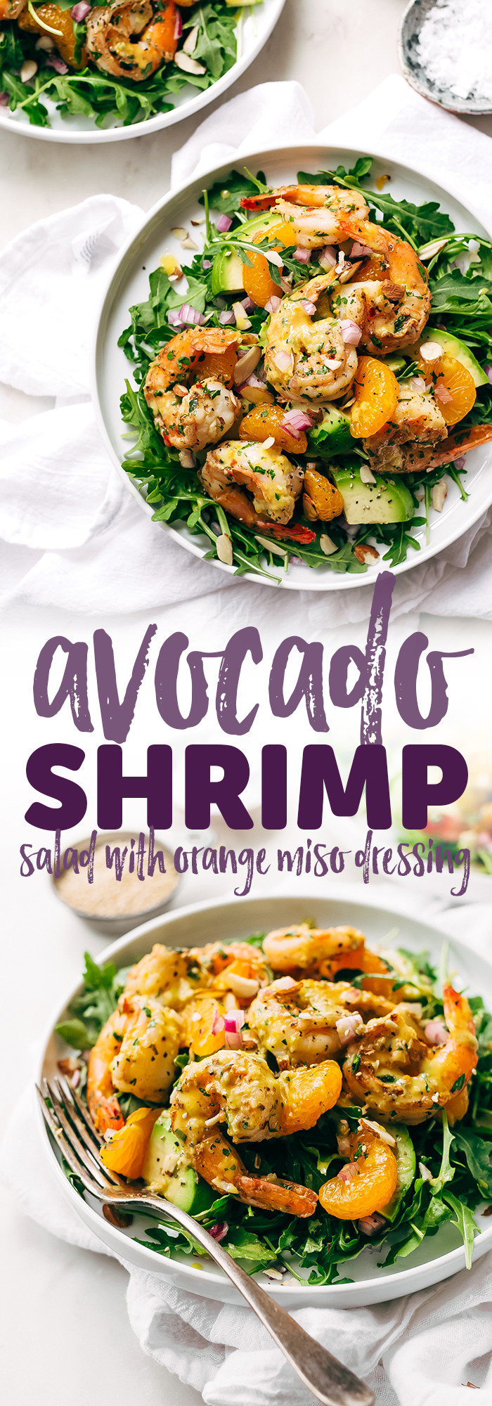 Recipes Using Salad Shrimp
 Avocado Shrimp Salad with Citrus Miso Dressing Recipe