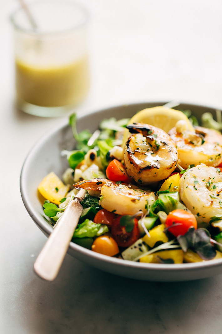 Recipes Using Salad Shrimp
 Super Fresh Grilled Shrimp Salad with Honey Mustard