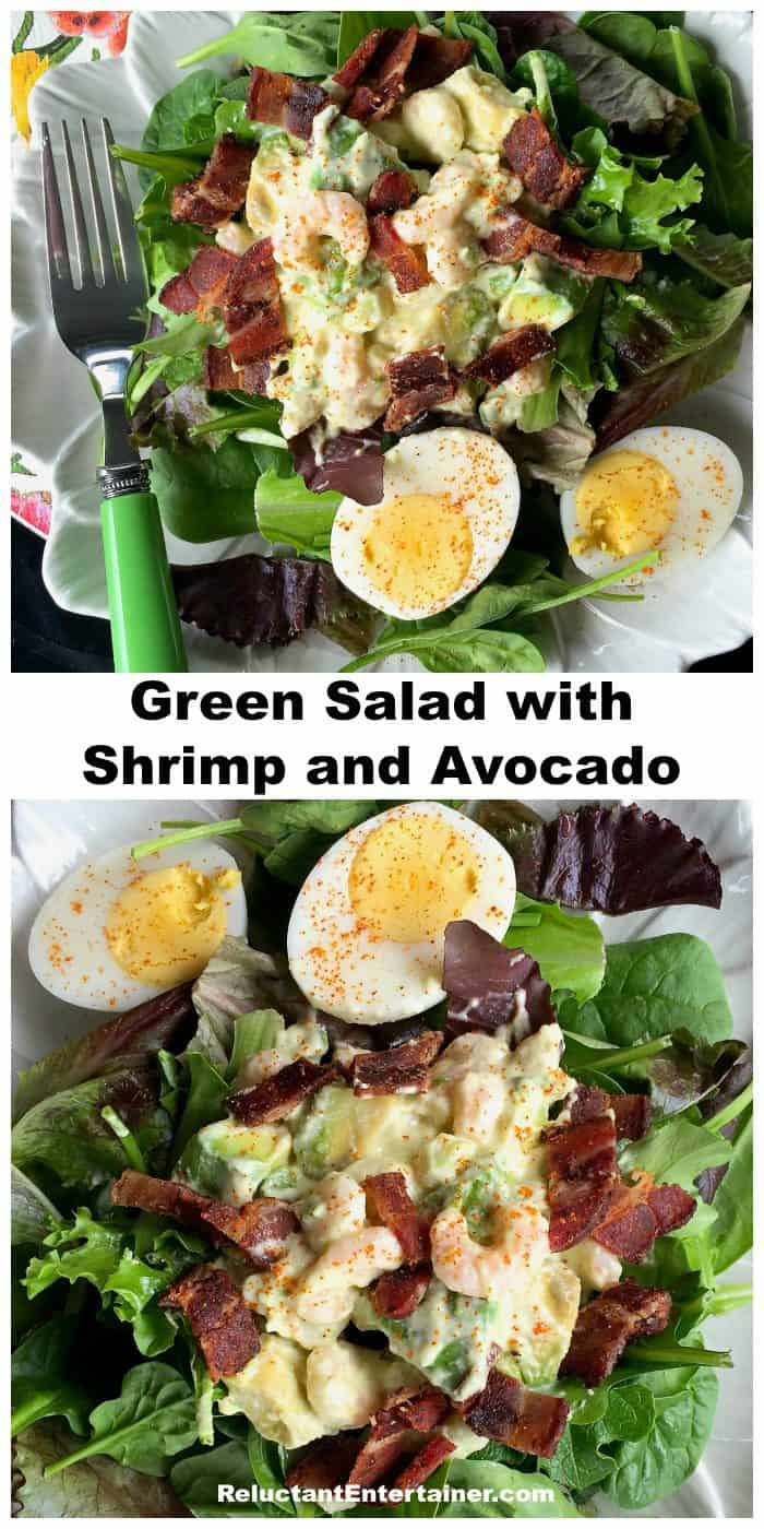 Recipes Using Salad Shrimp
 Green Salad with Shrimp and Avocado Reluctant Entertainer