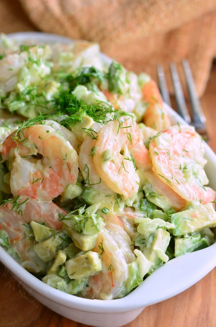 Recipes Using Salad Shrimp
 The BEST Avocado Cold Shrimp Salad Will Cook For Smiles