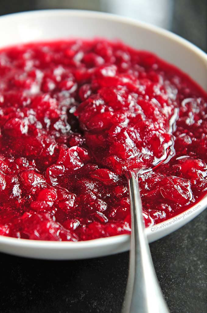 Recipes With Cranberry Sauce
 Easy Homemade Cranberry Sauce Recipe