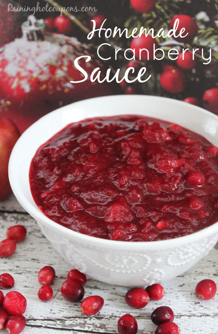 Recipes With Cranberry Sauce
 Homemade Cranberry Sauce Recipe