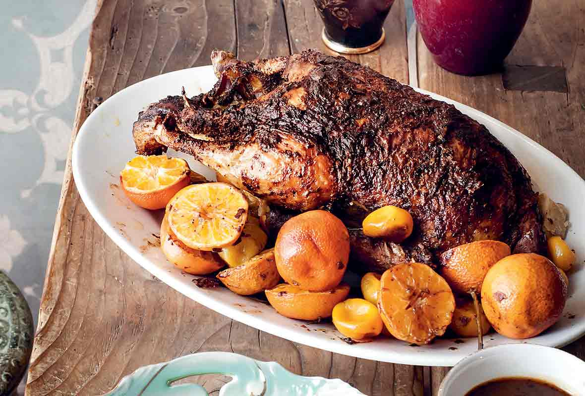 Recipes With Duck
 Roast Duck with Clementines Recipe