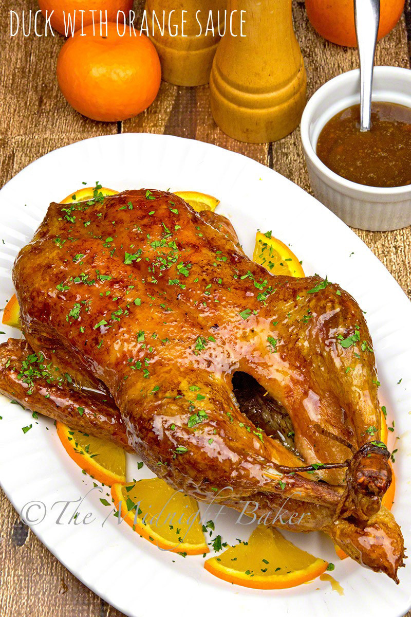 Recipes With Duck
 Duck with Orange Sauce The Midnight Baker