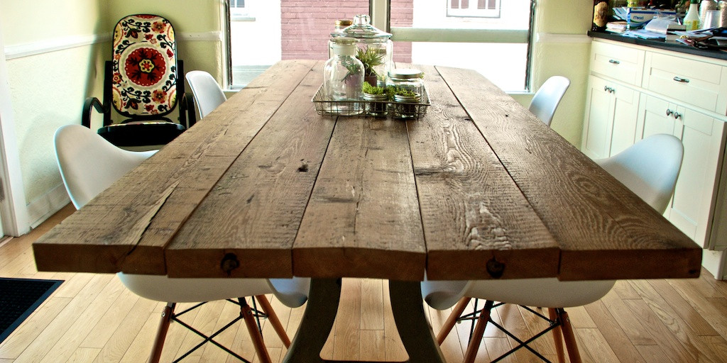 Reclaimed Wood Table DIY
 DIY Reclaimed Wood Table