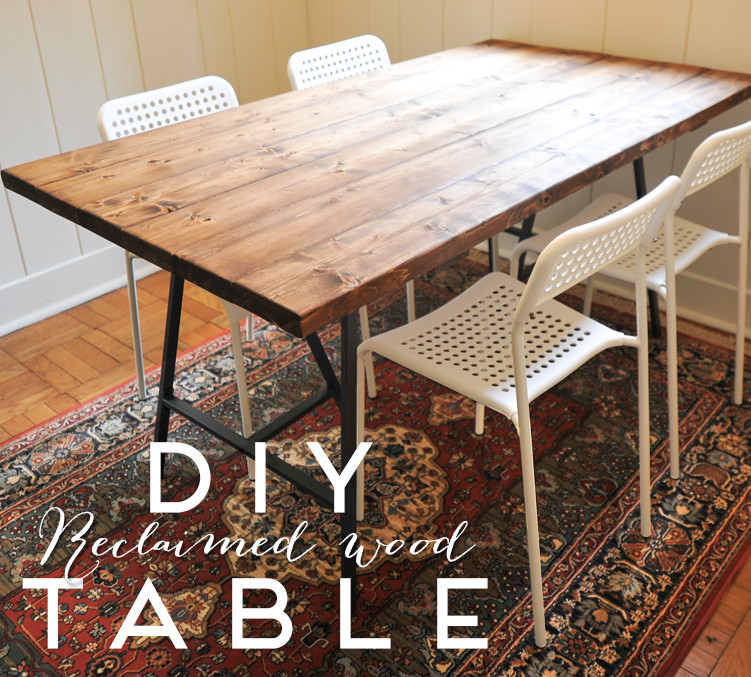Reclaimed Wood Table DIY
 a new bloom diy and craft projects home interiors