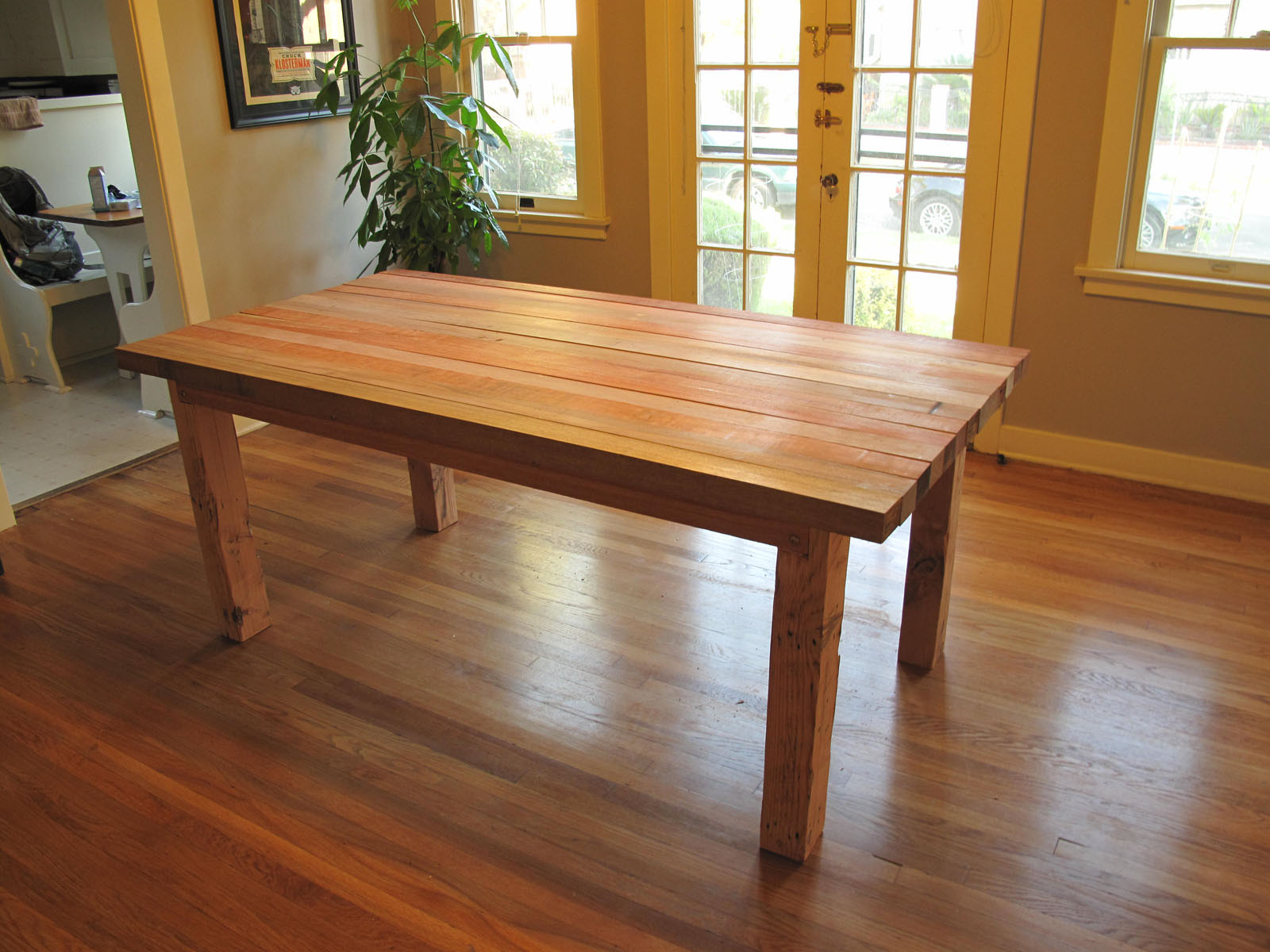 Reclaimed Wood Table DIY
 DIY Reclaimed Wood Dining Table