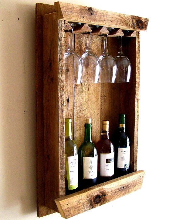 Reclaimed Wood Wine Rack DIY
 15 Amazing DIY Wine Rack Ideas