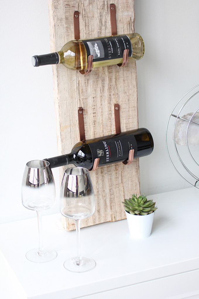 Reclaimed Wood Wine Rack DIY
 DIY Reclaimed Barn Wood Wine Rack – PinLaVie