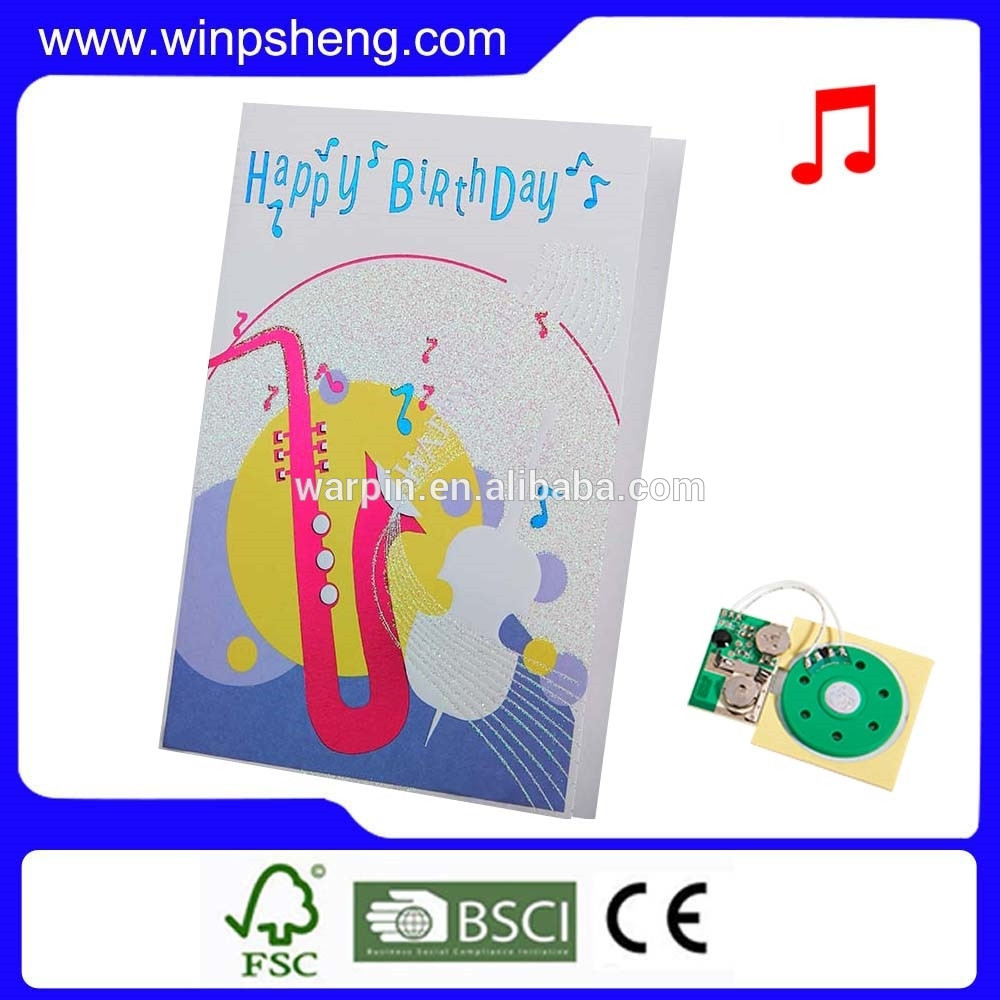 Recordable Birthday Cards
 Custom Birthday Voice Recordable Greeting Card sound
