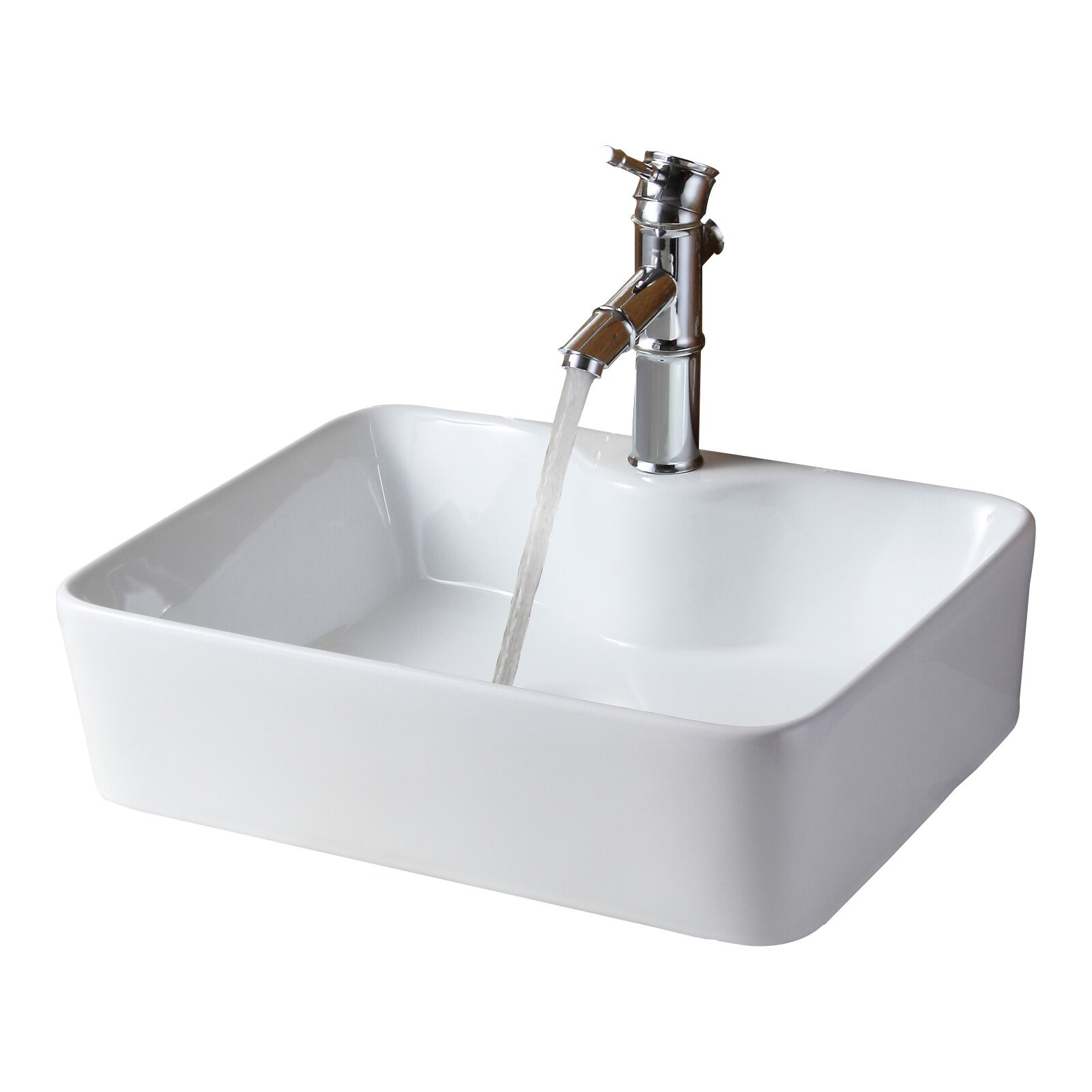 Rectangle Sink Bathroom
 Ceramic Rectangular Vessel Bathroom Sink