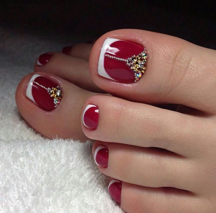 Red And Black Toe Nail Designs
 20 Easy to Do Toe Nail Art Design Ideas for 2019