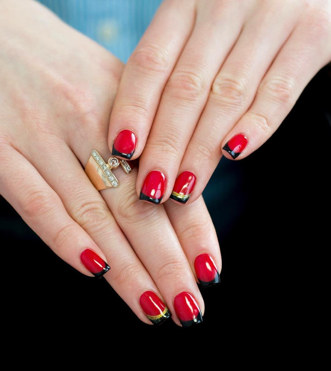 The 20 Best Ideas for Red and Black toe Nail Designs - Home, Family ...