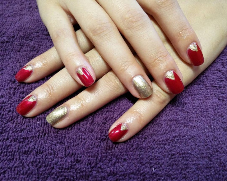 Red And Gold Nail Designs
 26 Red and Gold Nail Art Designs Ideas