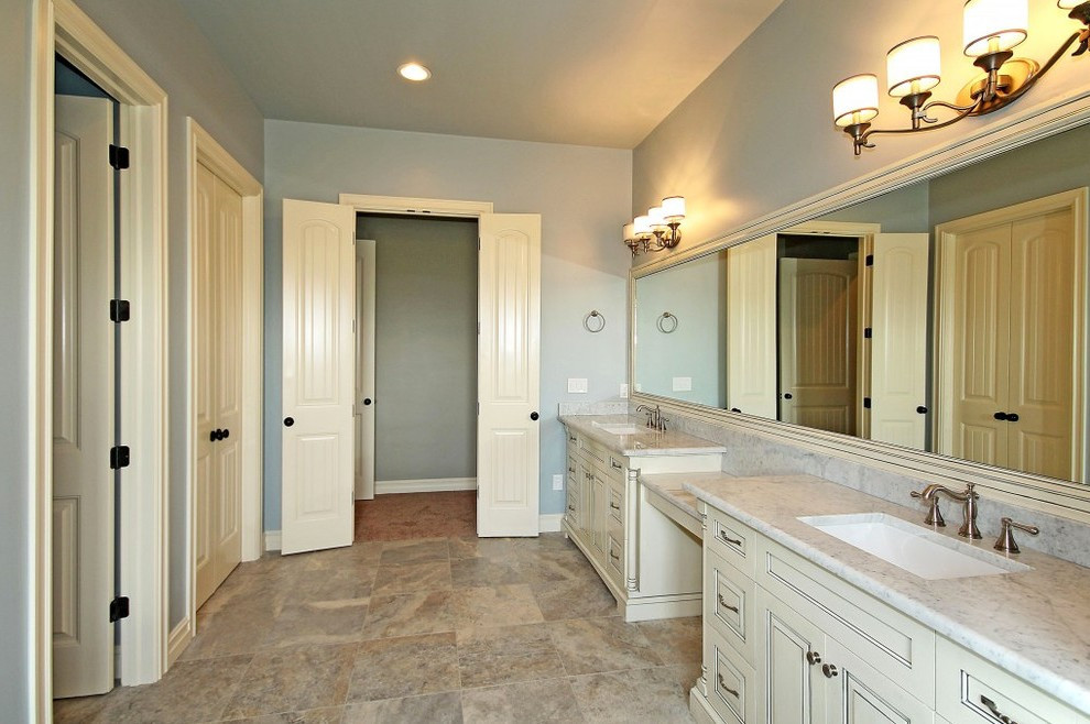 Red Bathroom Vanity
 red bathroom vanity eclectic with modern rustic lights