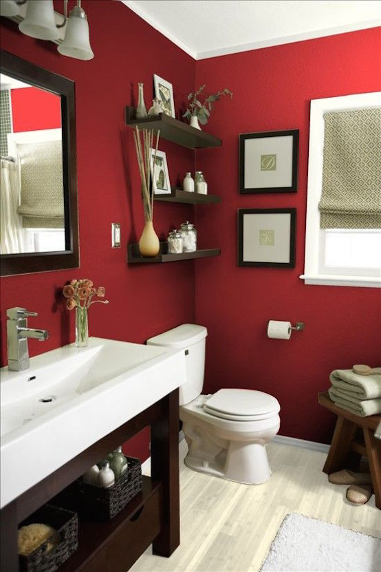 Red Bathroom Vanity
 21 Red Bathroom Design Ideas To Try