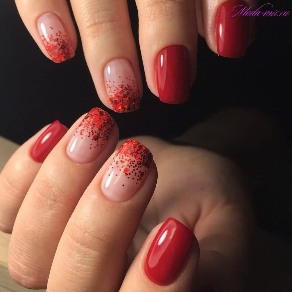 Red Glitter Tips Nails
 24 Bold Red Acrylic Nail Styles You’ll Adore Hairs London