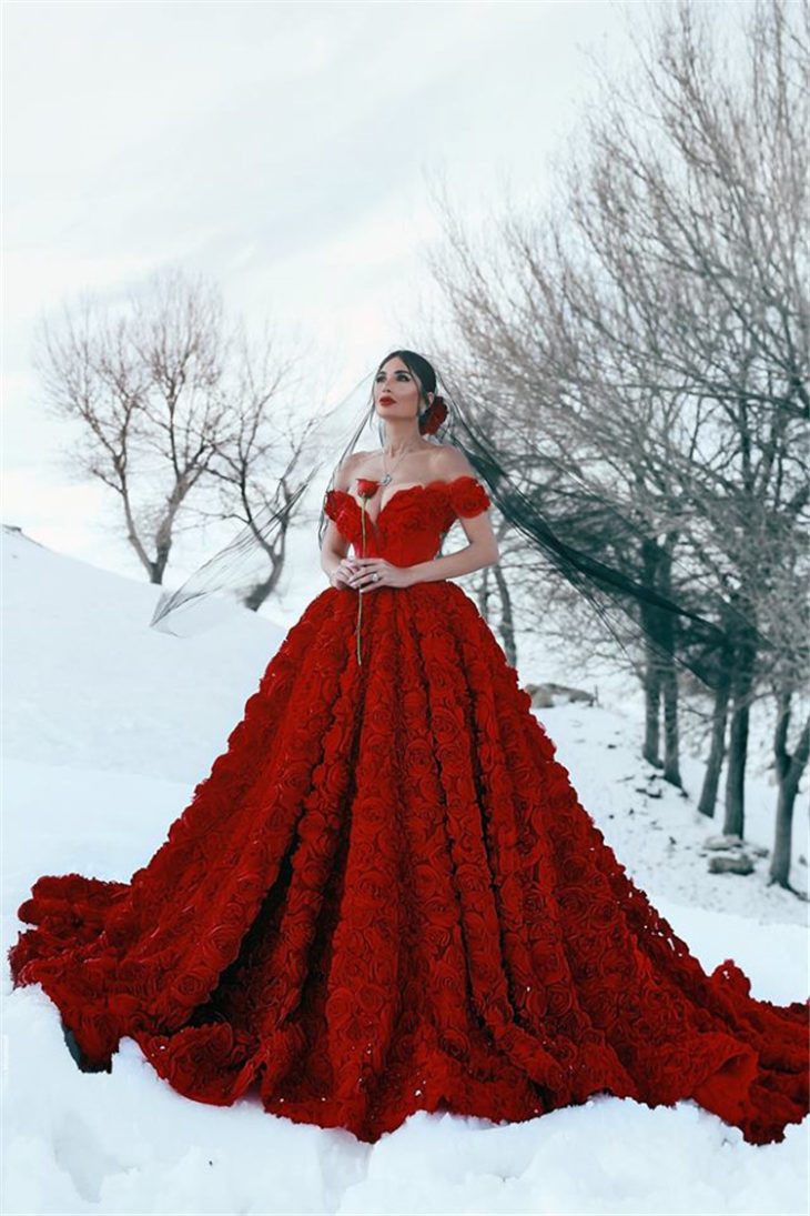 Red Wedding Gown
 Best 15 Red Wedding Dresses in 2019 The Frisky