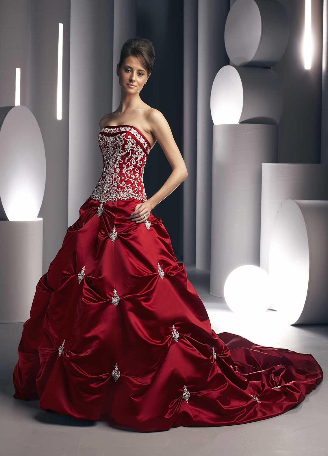 Red Wedding Gown
 Best Wedding Planing Red Wedding Dresses 2011