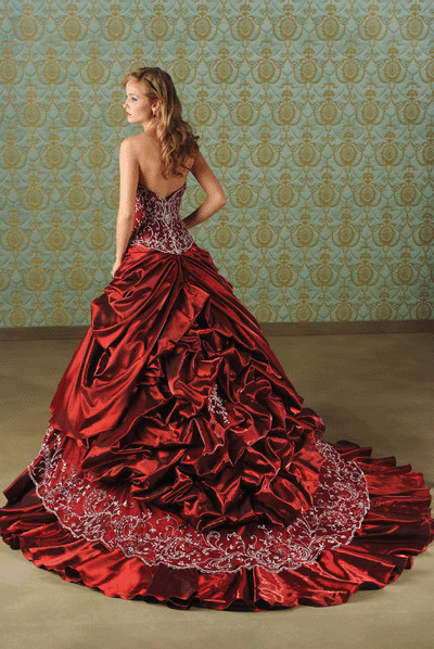 Red Wedding Gown
 bridal style and wedding ideas Red Wedding Dresses