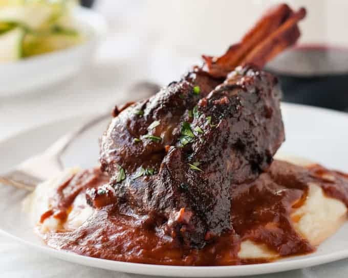 Red Wine Sauces For Lamb
 Slow Cooked Lamb Shanks in Red Wine Sauce