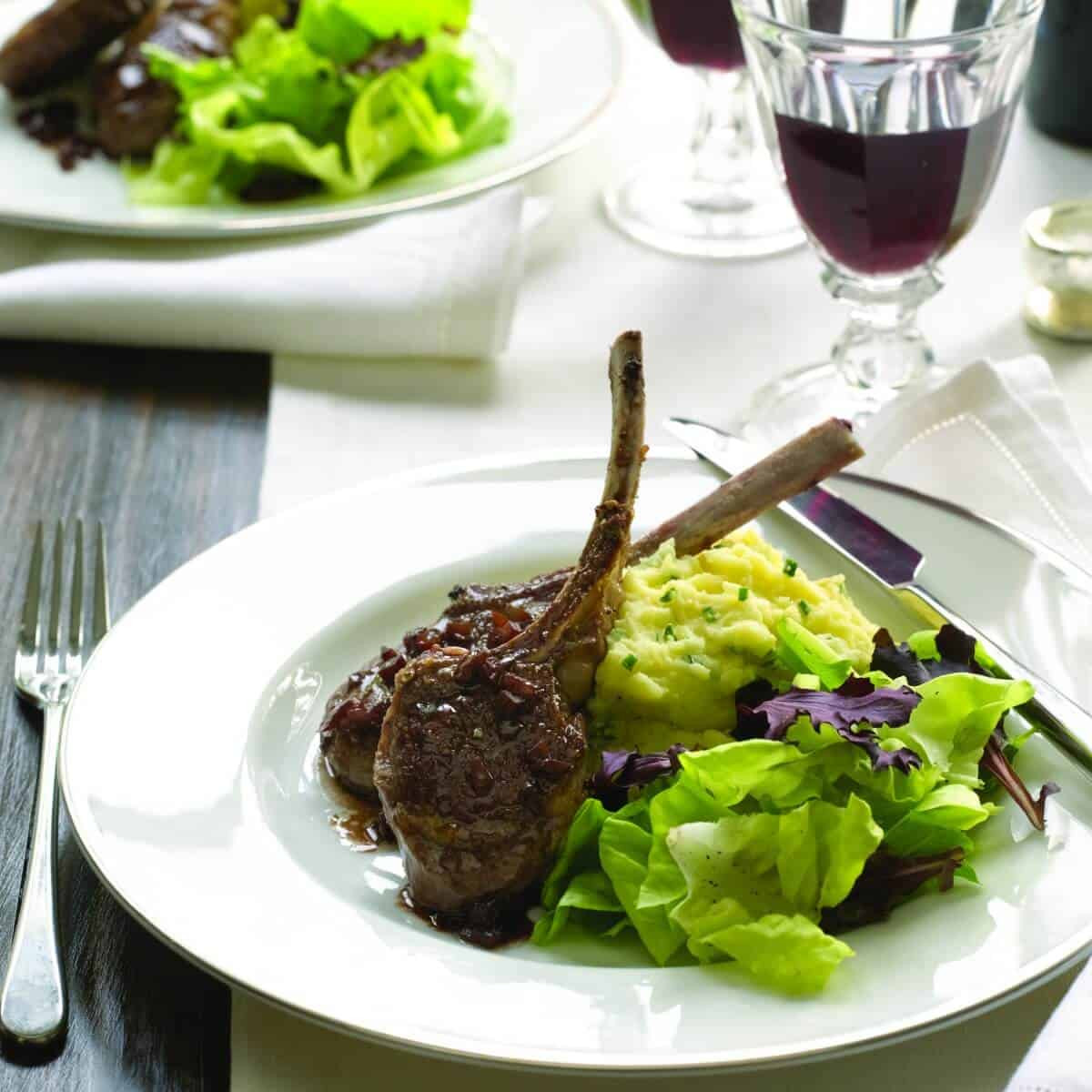 Red Wine Sauces For Lamb
 Baby Lamb Chops with Red Wine Sauce Recipe