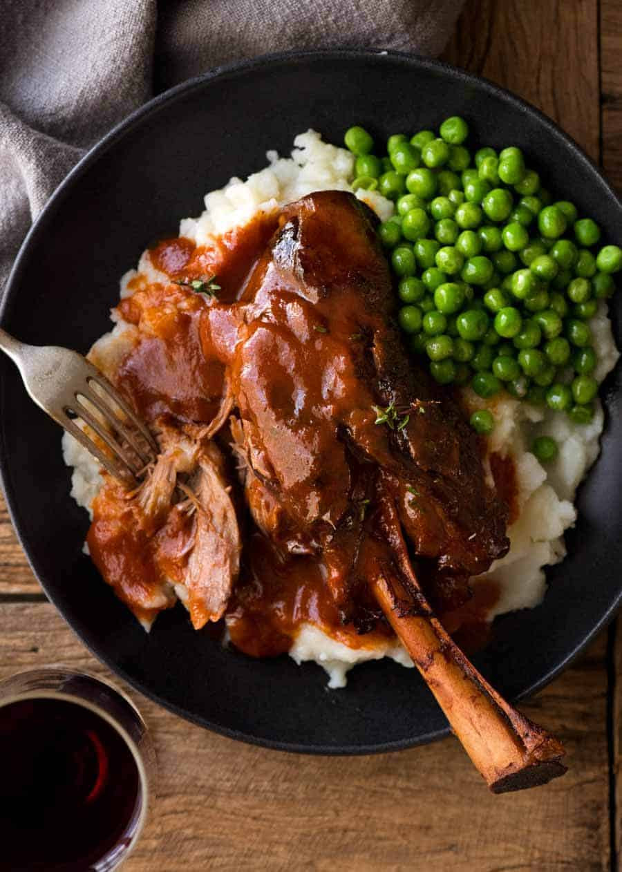 Red Wine Sauces For Lamb
 Slow Cooked Lamb Shanks in Red Wine Sauce – The Cookbook
