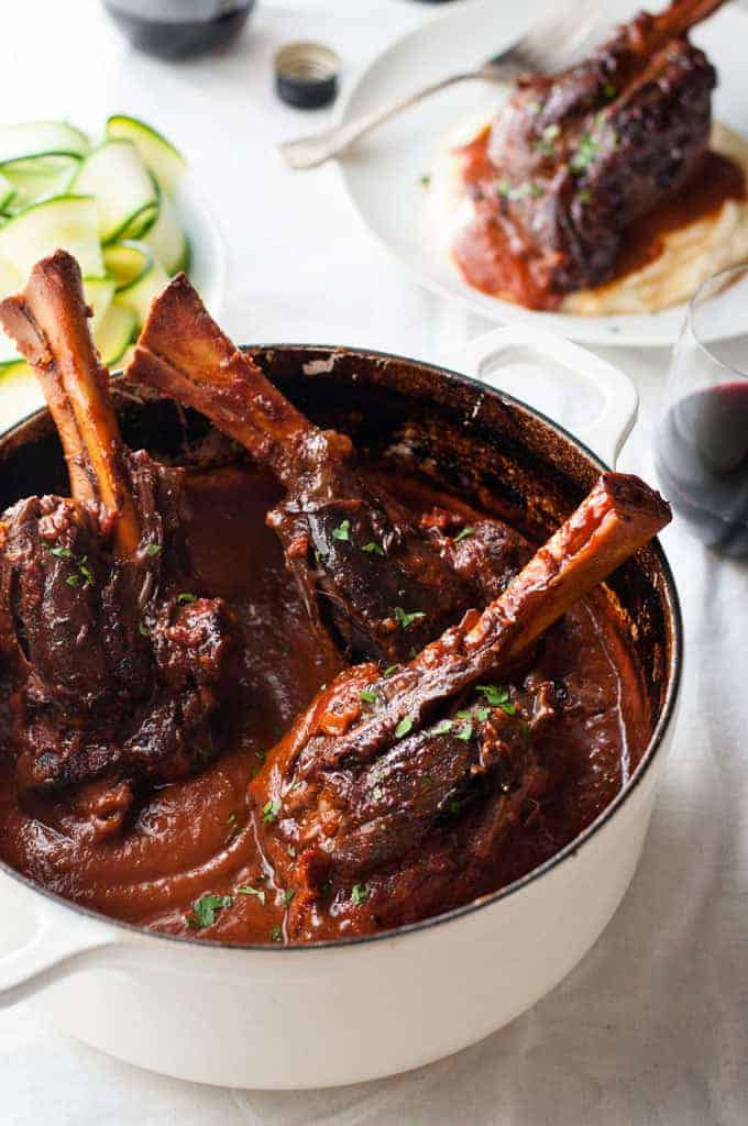 Red Wine Sauces For Lamb
 Slow Cooked Lamb Shanks in Red Wine Sauce