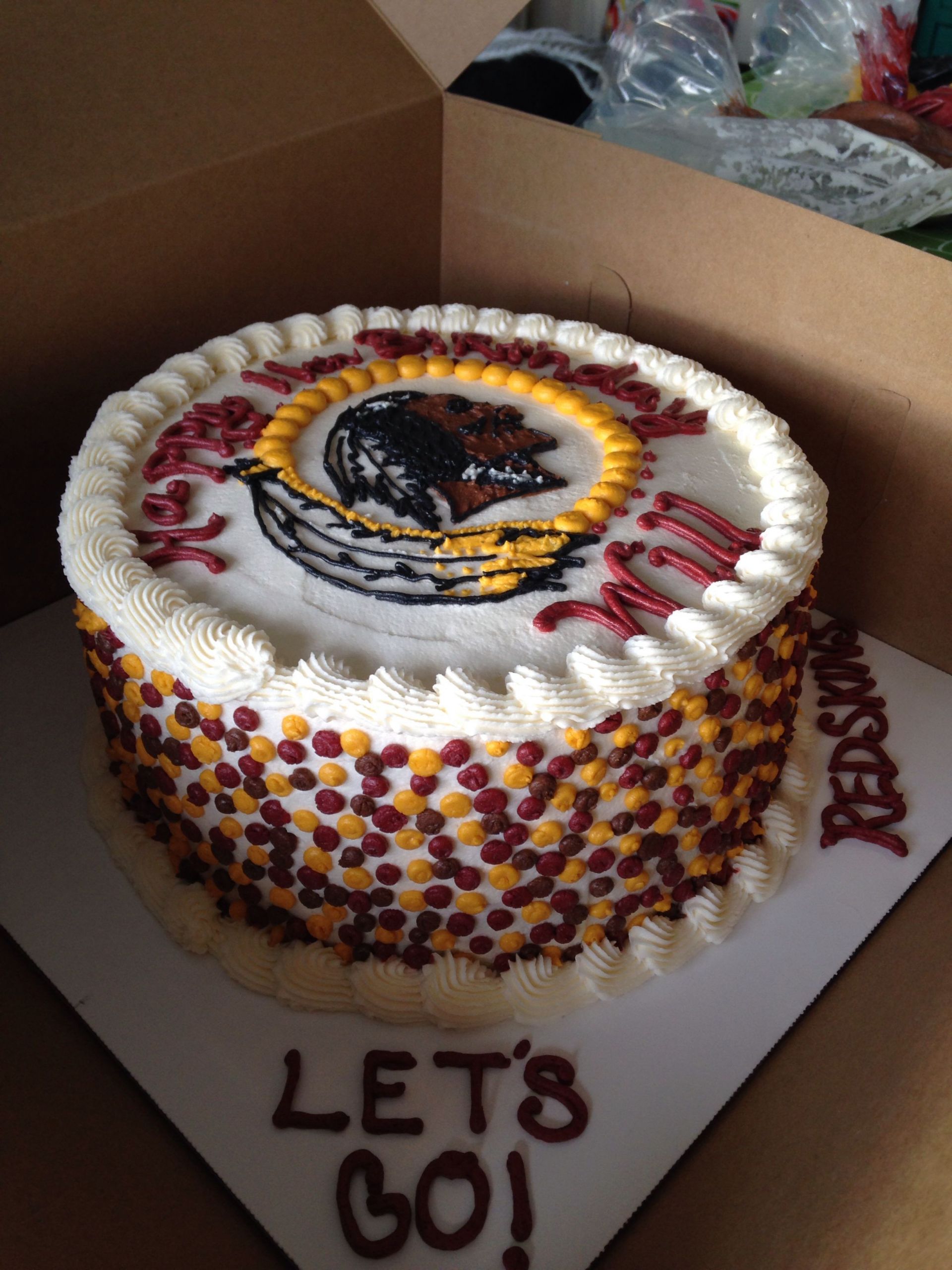 Redskins Birthday Cake
 Redskins Cake in 2019