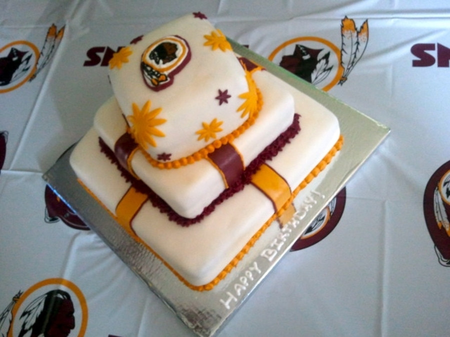 Redskins Birthday Cake
 Washington Redskins Cake CakeCentral