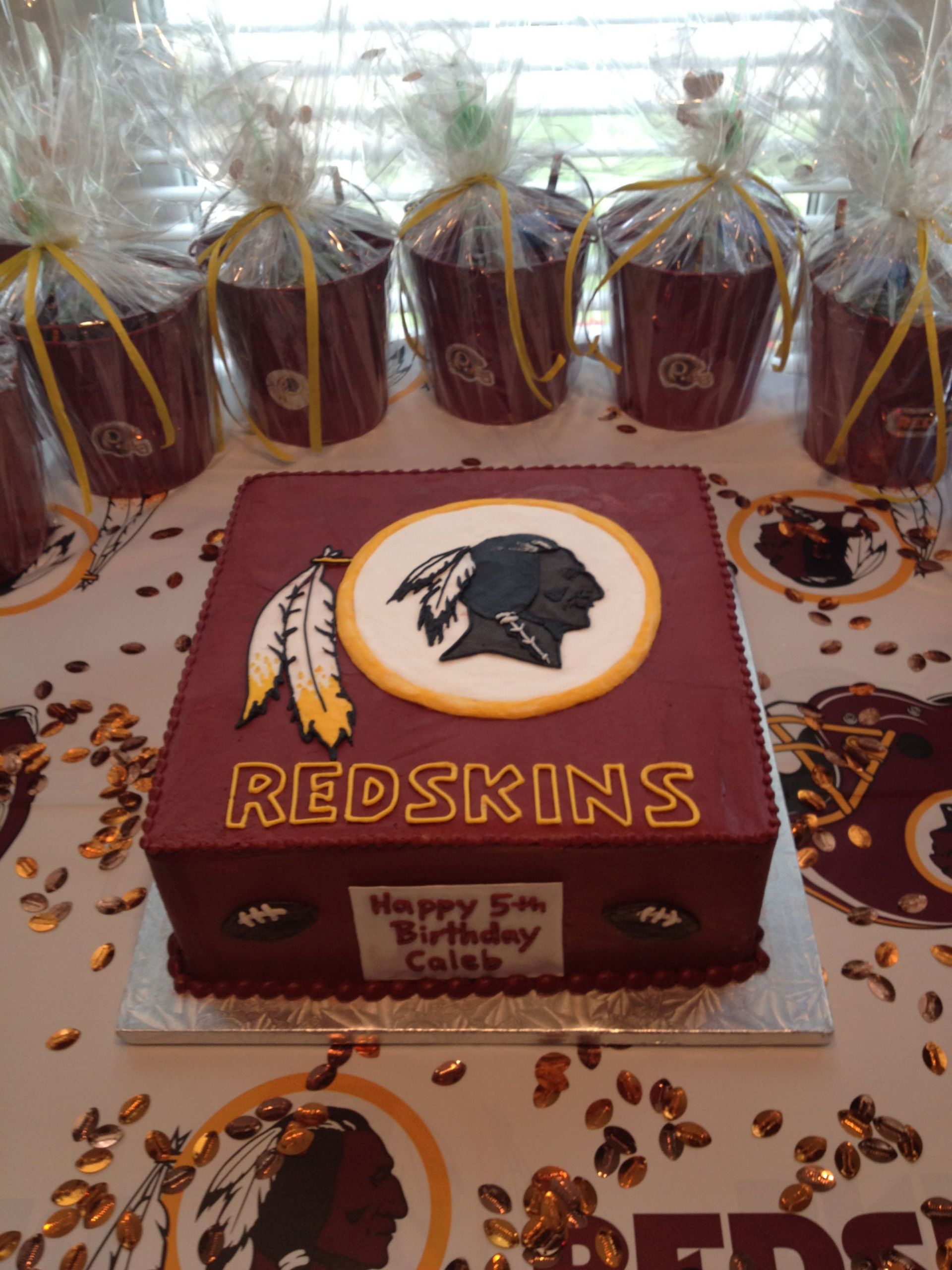 Redskins Birthday Cake
 Redskins Birthday cake
