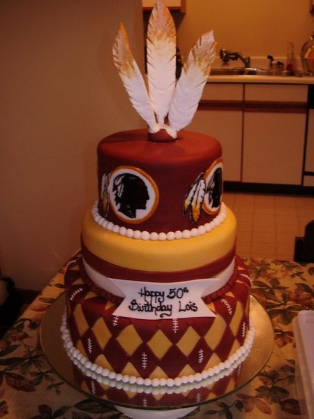 Redskins Birthday Cake
 41 best images about Washington Redskins Cakes & Parties