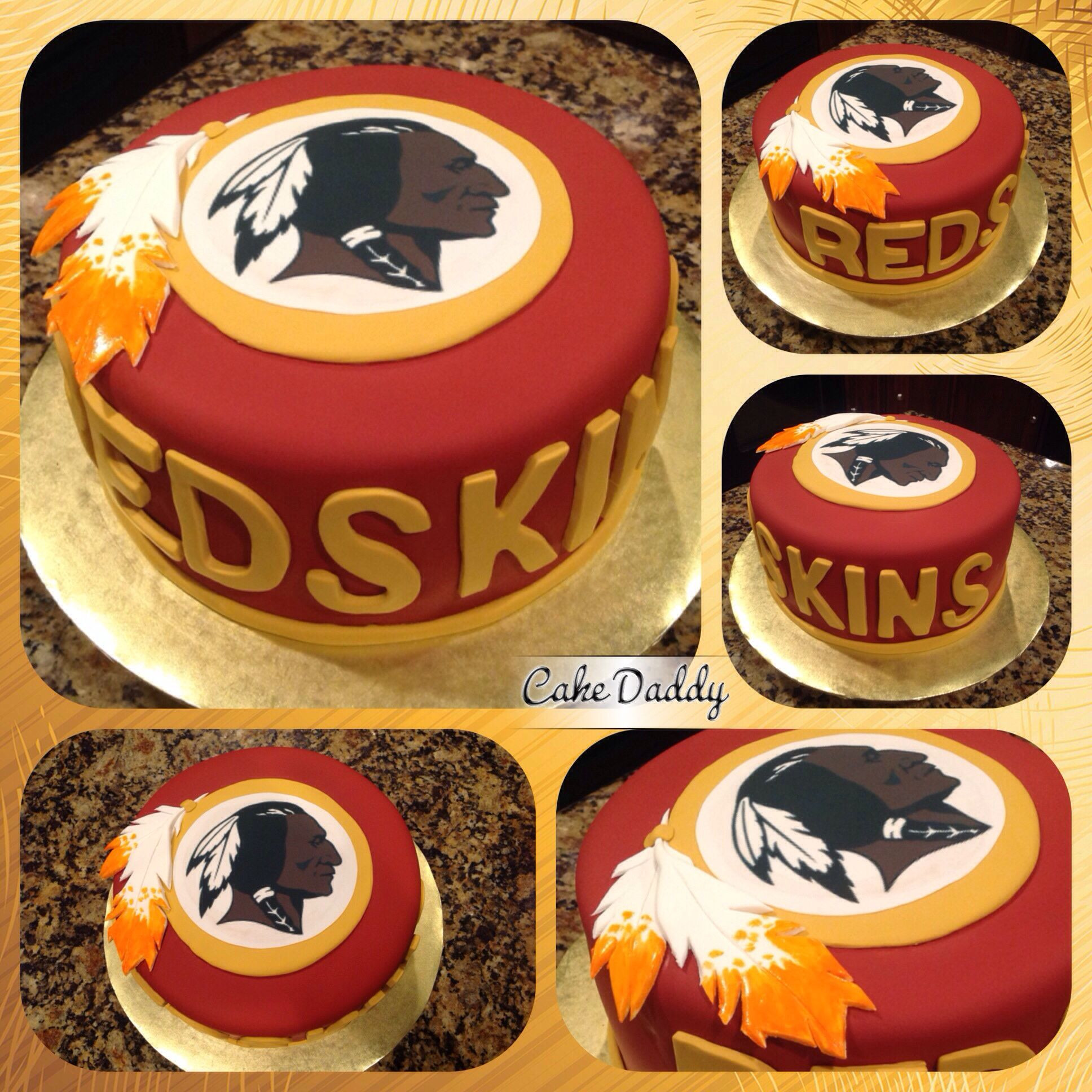 Redskins Birthday Cake
 Washington Redskins cake