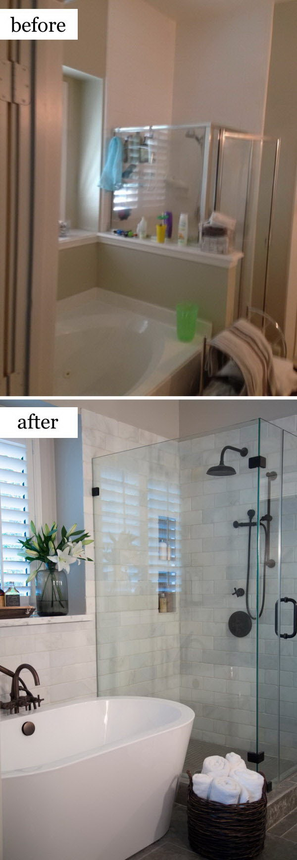 Remodeling Bathroom Ideas
 Before and After Makeovers 20 Most Beautiful Bathroom