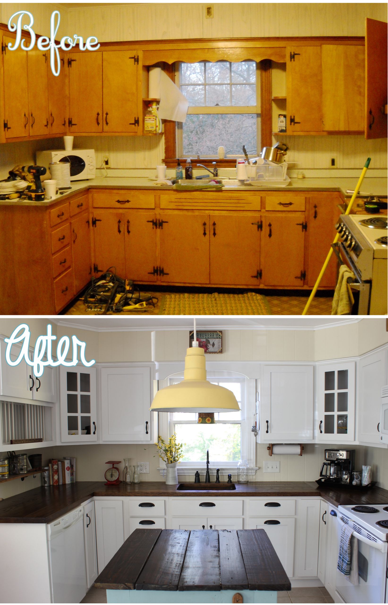 Remodeling Kitchen Before And After
 Country Kitchen Renovation