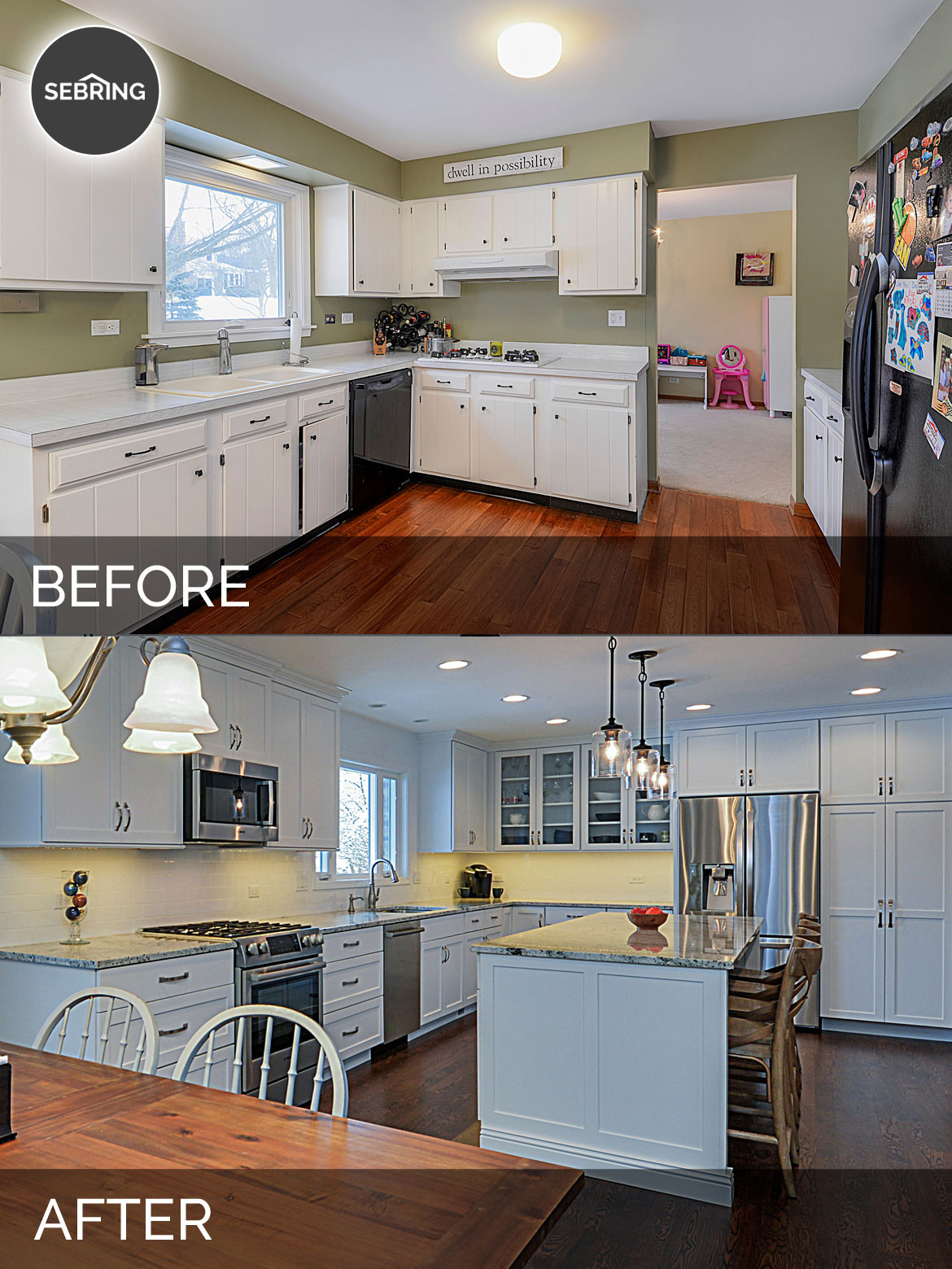 Remodeling Kitchen Before And After
 Ryan & Missy s Kitchen Before & After