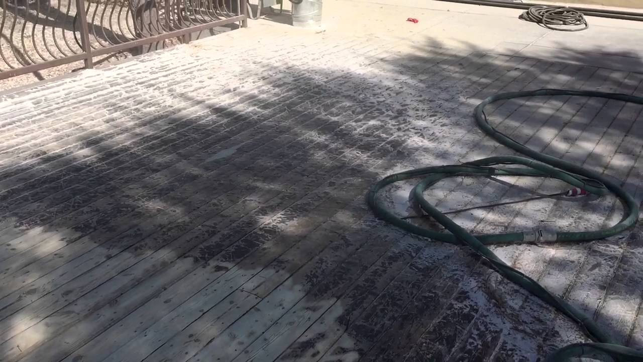 Remove Paint From Wooden Deck
 Wood deck paint removal