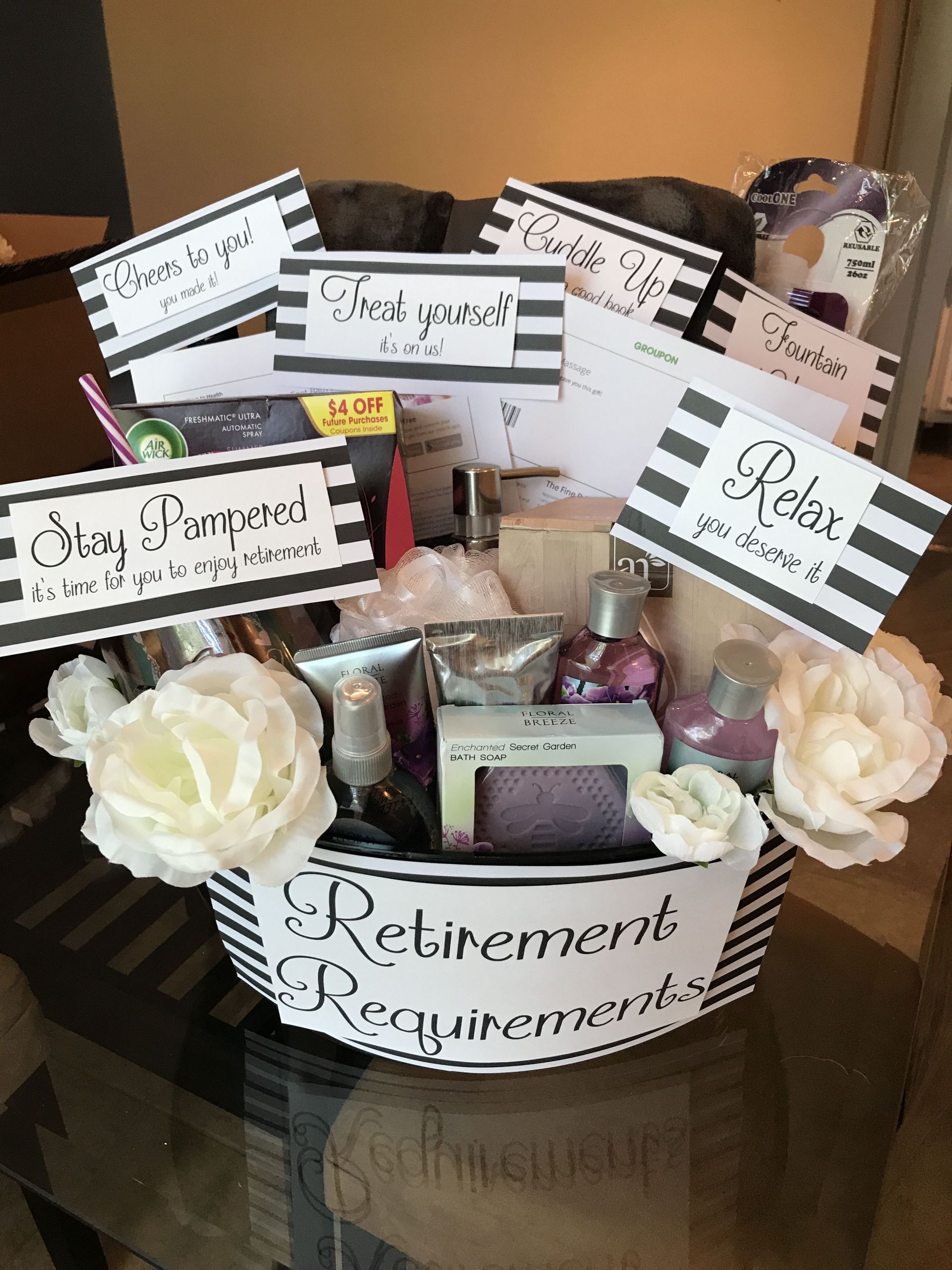 Retirement Gift Ideas For Couples
 Retirement Requirements Basket