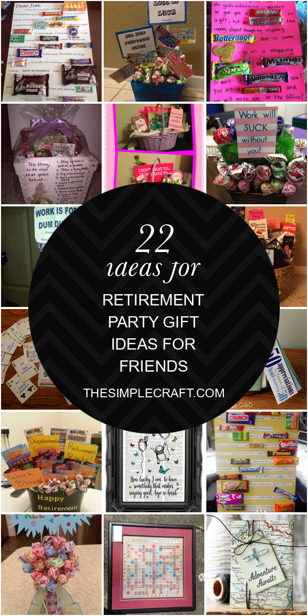 Retirement Party Gift Ideas For Friends
 22 Ideas for Retirement Party Gift Ideas for Friends