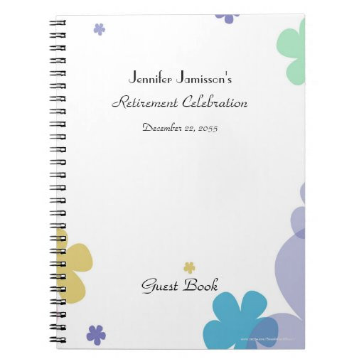 Retirement Party Guest Book Ideas
 Retirement Party Guest Book Notebooks