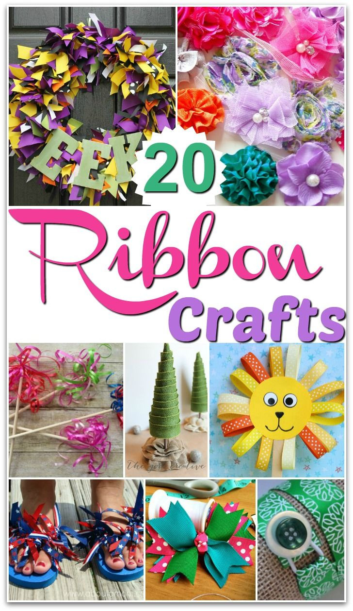 Ribbon Craft Ideas For Adults
 A round up of ribbon craft ideas for kids and adults with