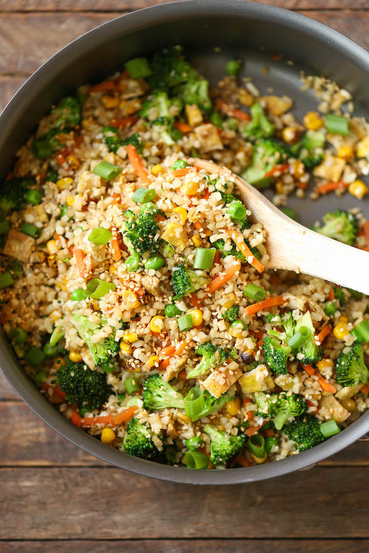 Rice Cauliflower Recipe
 10 Minute Healthy Cauliflower Rice recipes