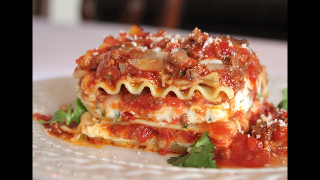 Ricotta Cheese Lasagna Recipe
 how to make easy lasagna with meat and ricotta cheese
