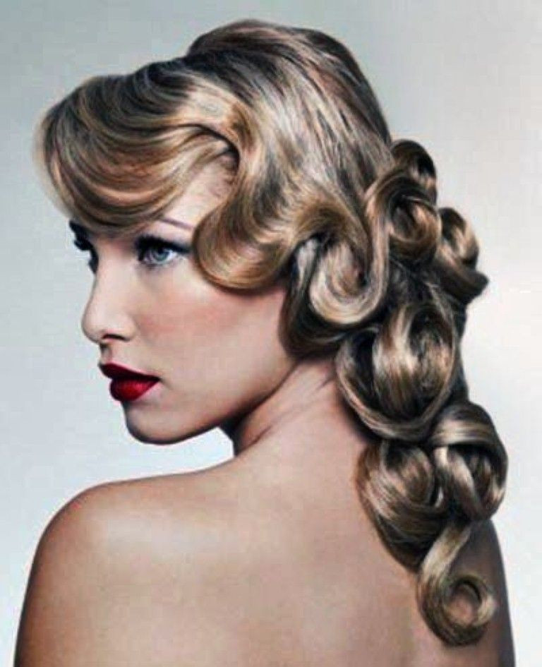 Roaring 20S Hairstyles For Long Hair
 Long 20s style Gatsby Hair Pinterest