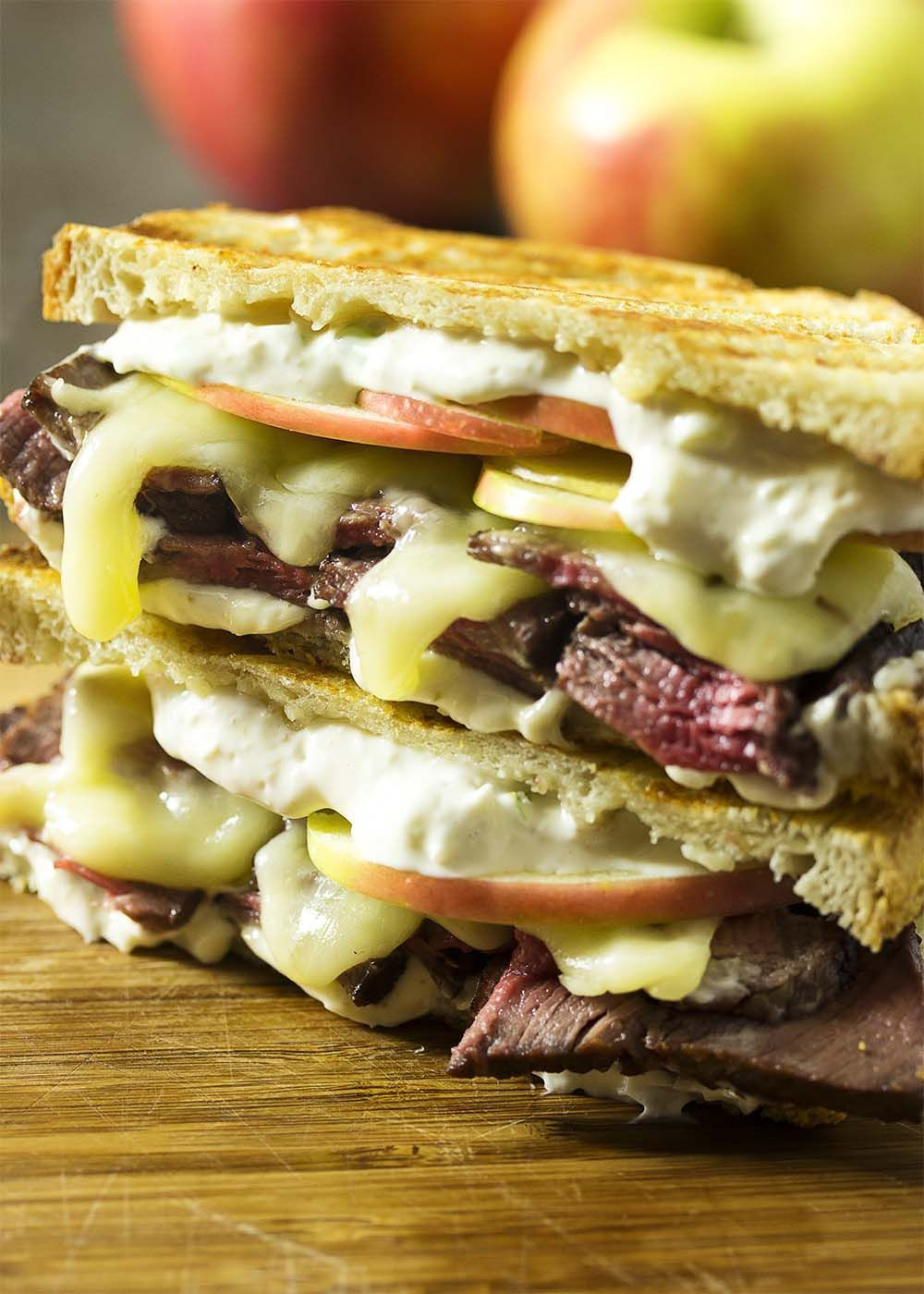 Roast Beef Panini Recipes
 Cheddar Apple and Roast Beef Panini Recipe