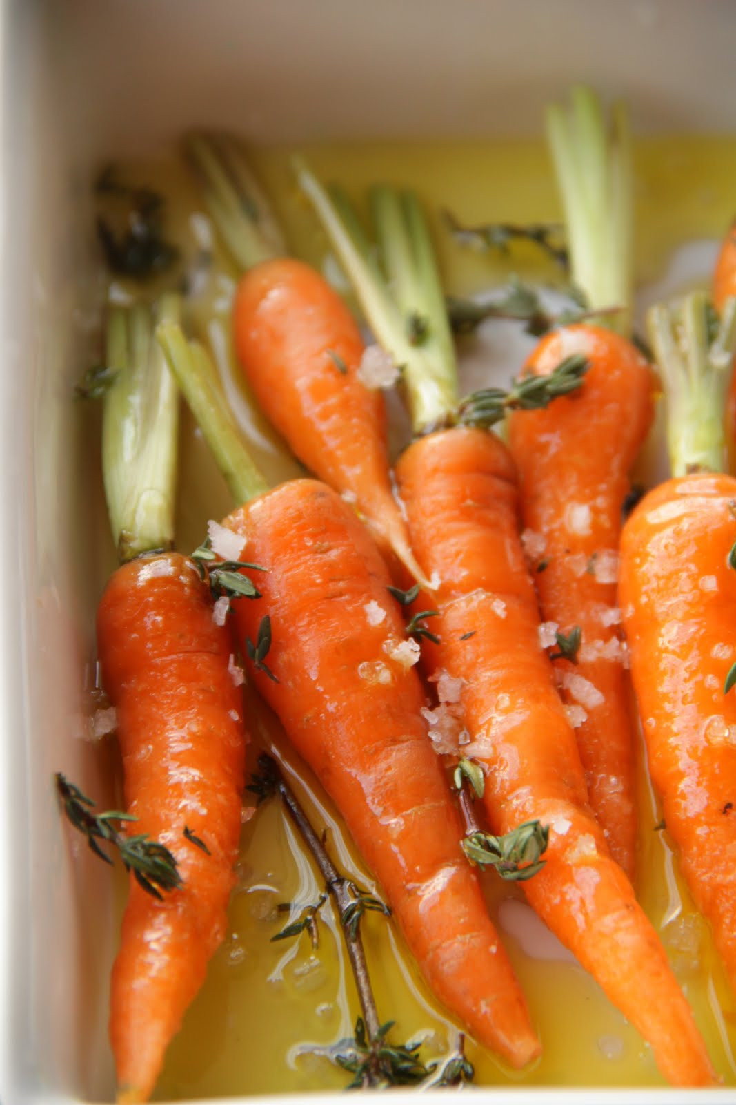 Roasted Baby Carrot Recipes
 Roasted Baby Carrots with Sea Salt and Thyme