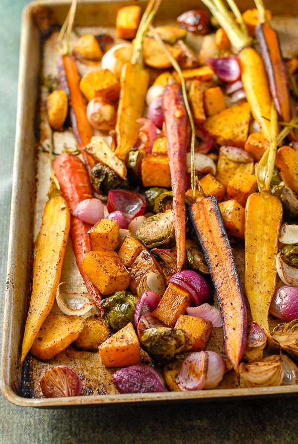 Roasted Fall Vegetables
 Balsamic Roasted Fall Ve ables with Sumac A colorful